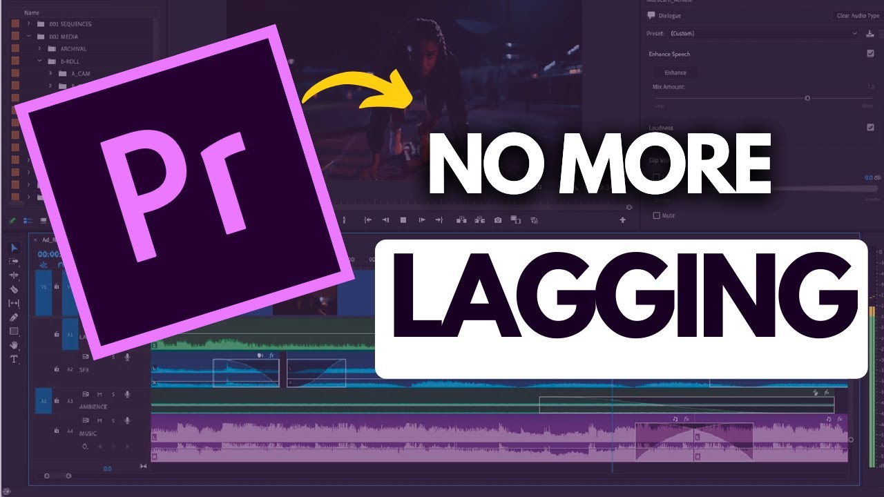 Как устранить задержку воспроизведения в Premiere Pro!