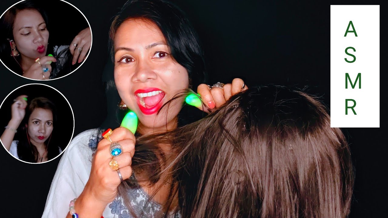 ASMR Eating Bugs Out Of Your Hair (ASMR Plucking & Eating Sounds)