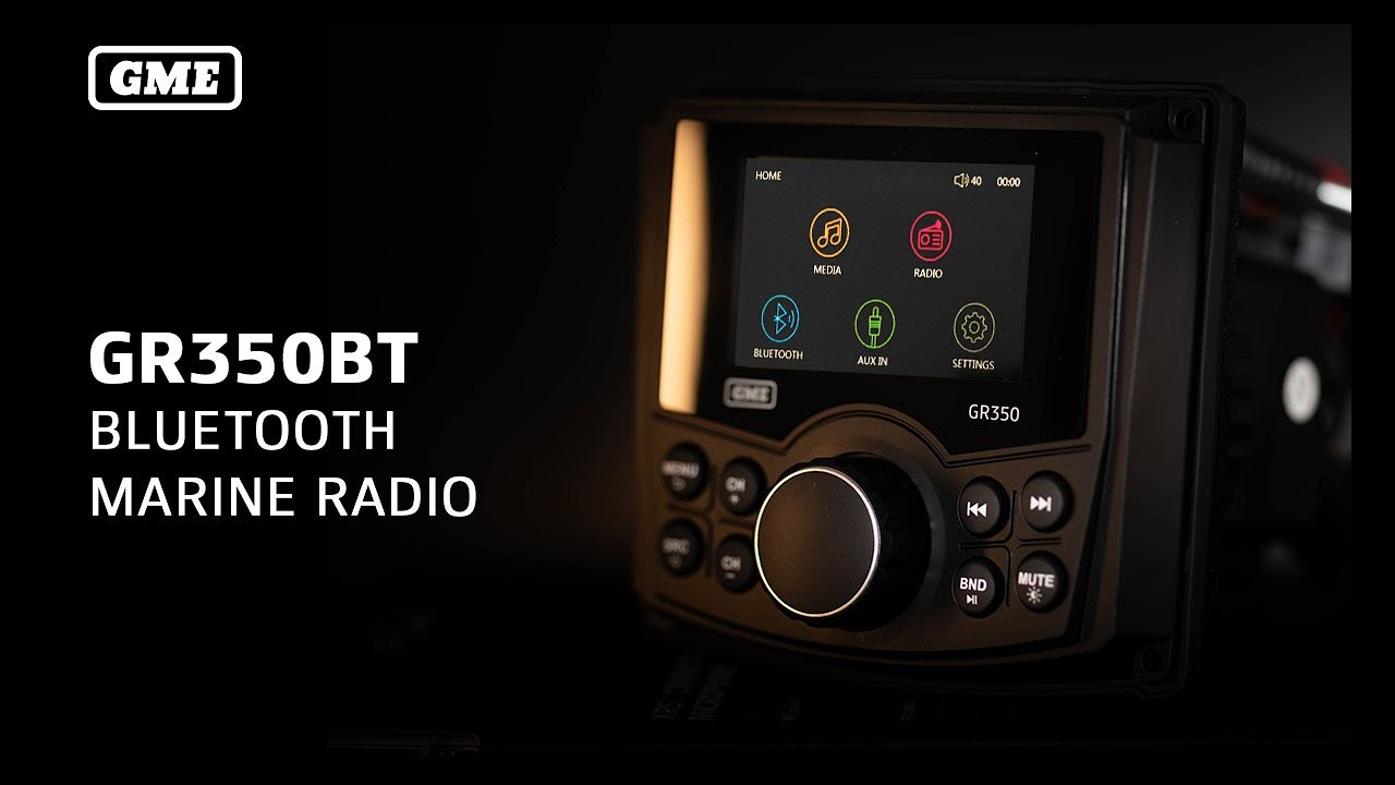 GME's Bluetooth Marine Radio GR350BT