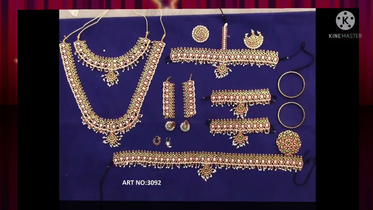 Barathanatyam Kemp mango set #kemp jewellery set#Arangetram