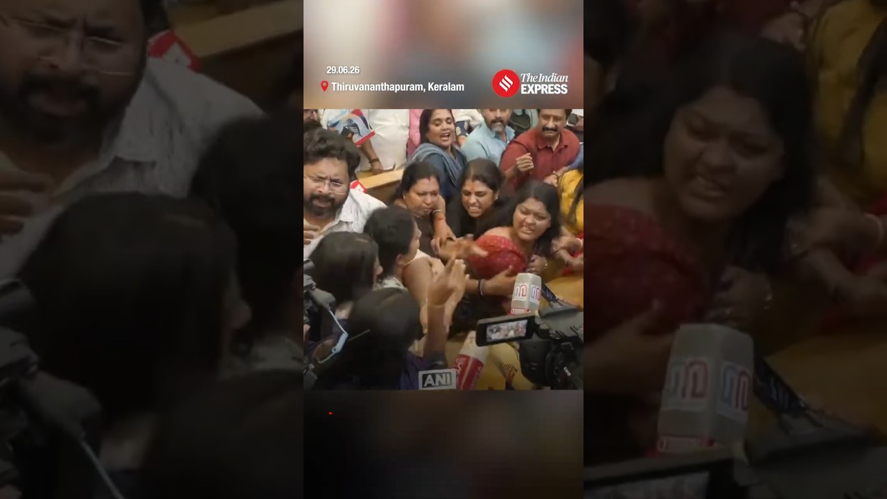 BJP-Congress Clash Turns Violent During Thiruvananthapuram Corporation Council Meeting