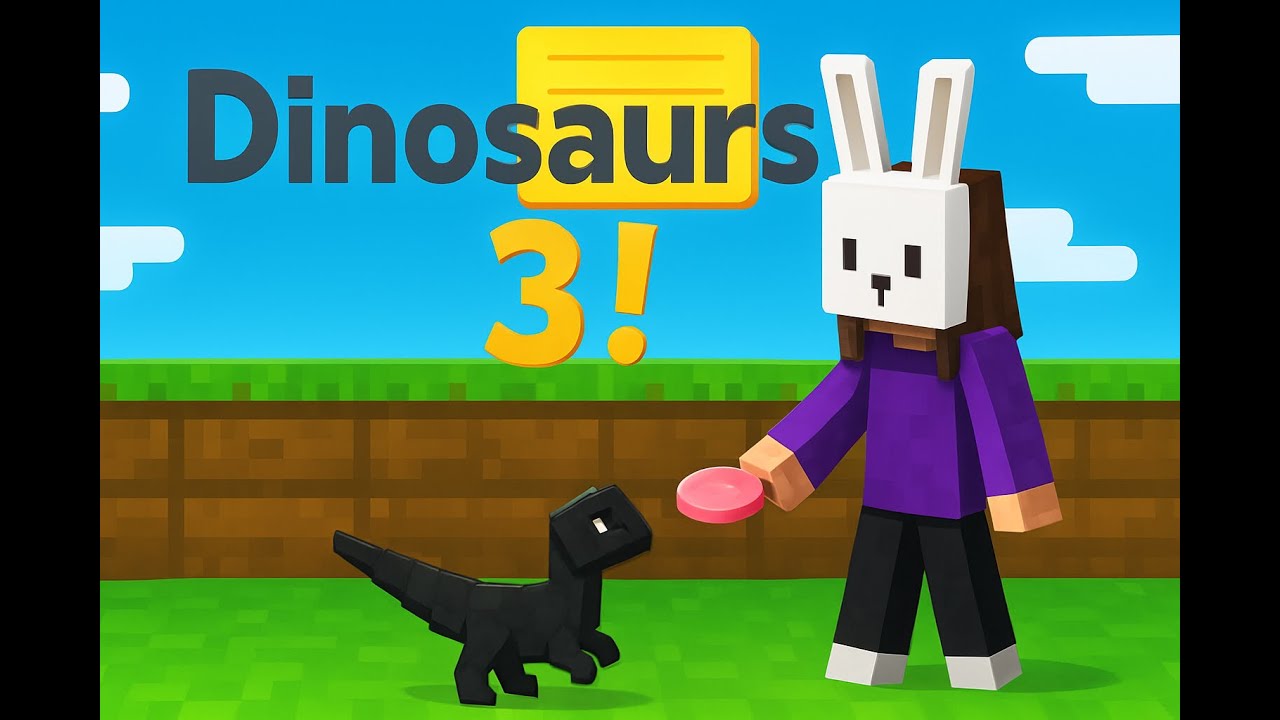 WE FINALLY GOT A DINOSAUR!!!  Minecraft Dinosaurs 🦕 Part 3!