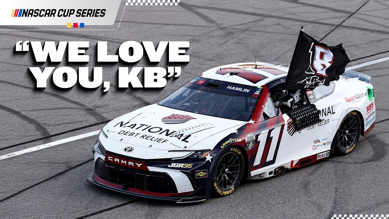 Denny Hamlin's Incredible Kyle Busch Tribute After Michigan Win | 2026 NASCAR Cup Series