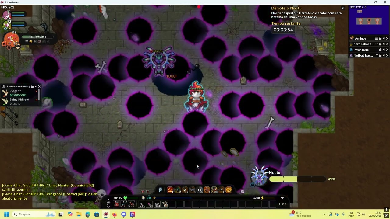 Shiny Infernape Vs Noctu Master
