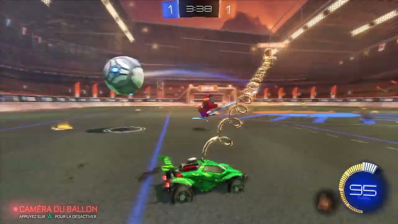 Rocket League mais avec des pouvoirs (rumble)⚽⚽