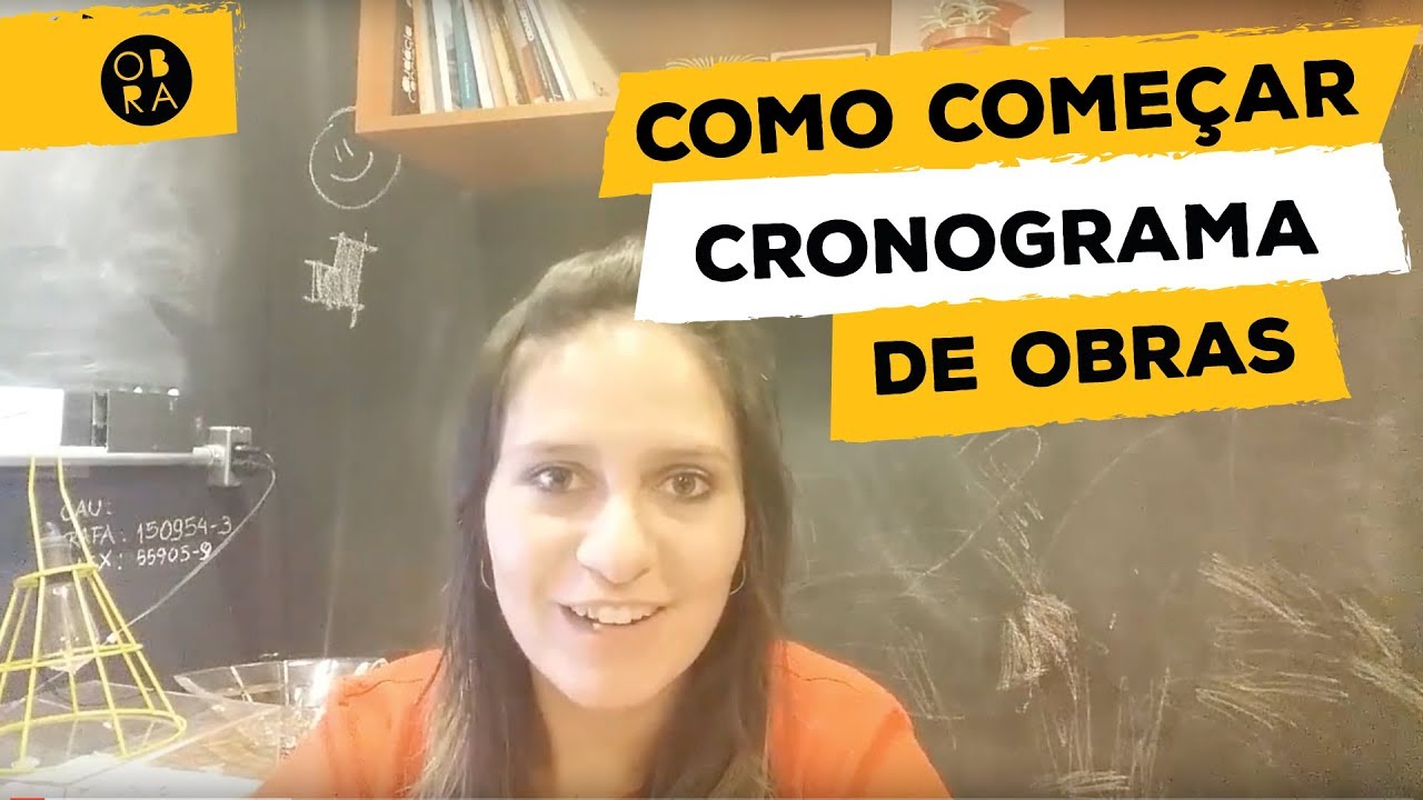 Como começar um cronograma de obras