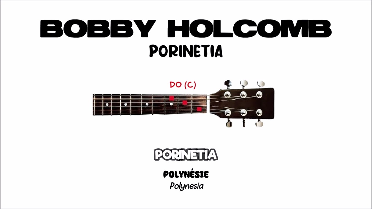 EnMusique#15 | BOBBY HOLCOMB - PORINETIA | Tablature guitare | Lyrics | Traductions.