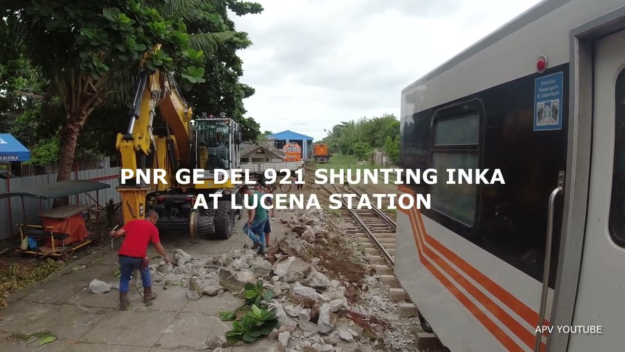 GE DEL921 Shunting PT Inka at PNR Lucena Station
