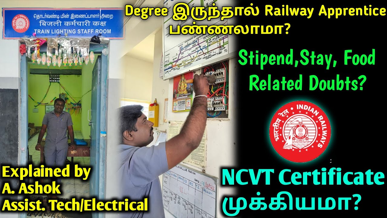 Railway Apprentice Full Training Details - தமிழில்