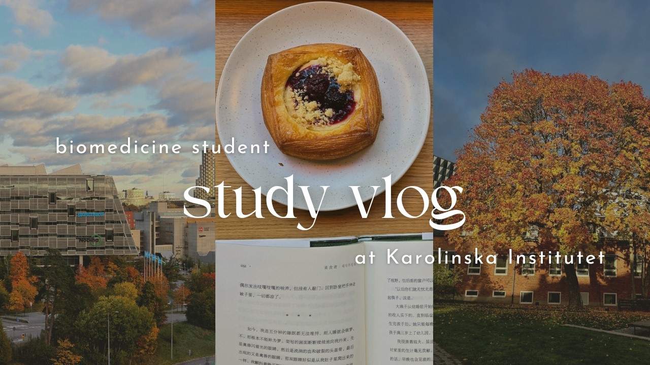 study vlog | realistic and productive weekend, exam prep, biomedicine student