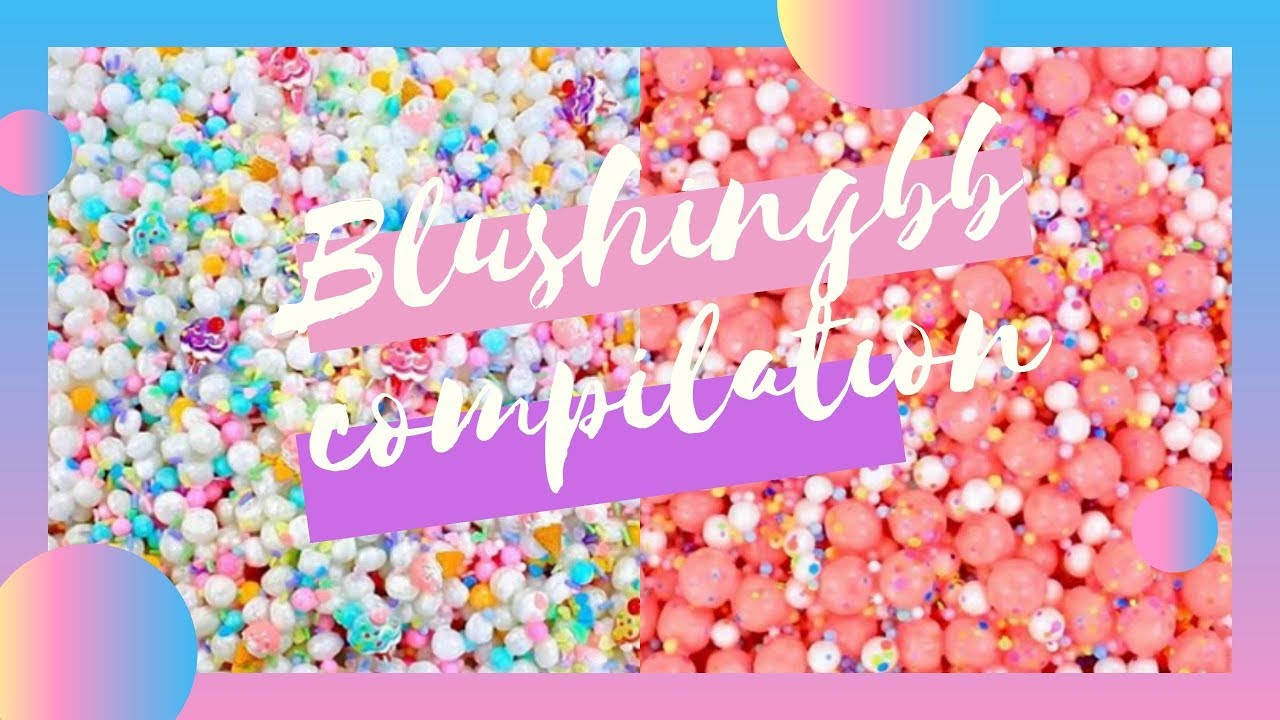 [ASMR] SATISFYING and CRUNCHY Floam Slime Compilation - Blushingbb #2