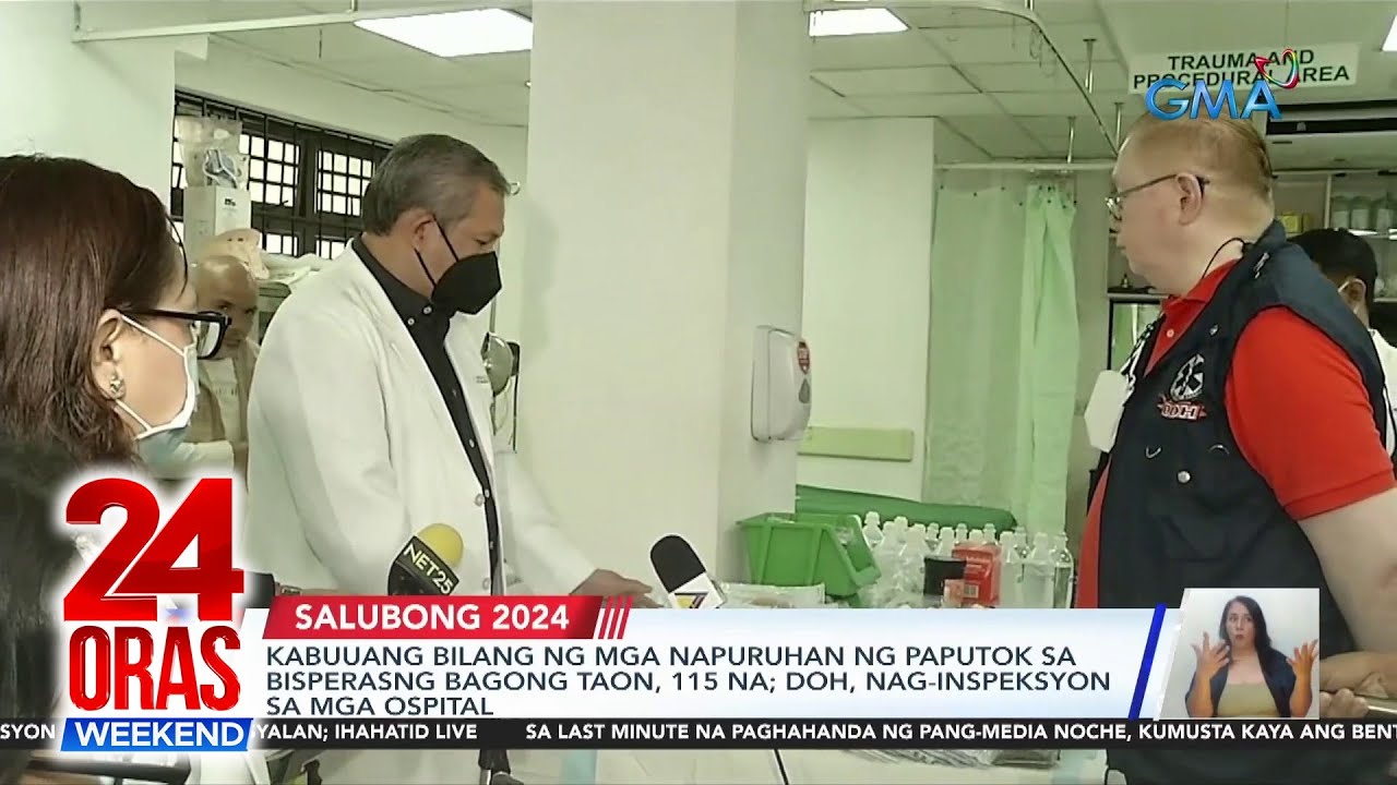 24 Oras Weekend Part 1: Mga biktima ng paputok, PUV Consolidation Deadline, New Year sa..., atbp.