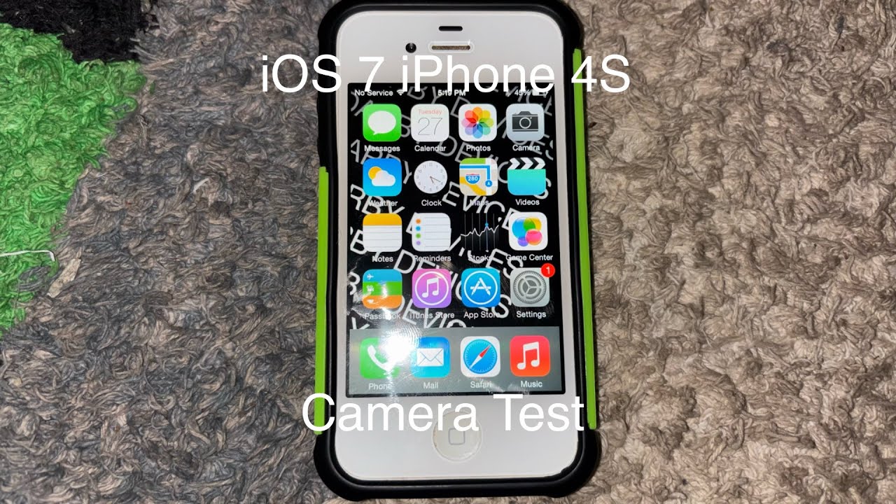 iOS 7 iPhone 4S Camera Test