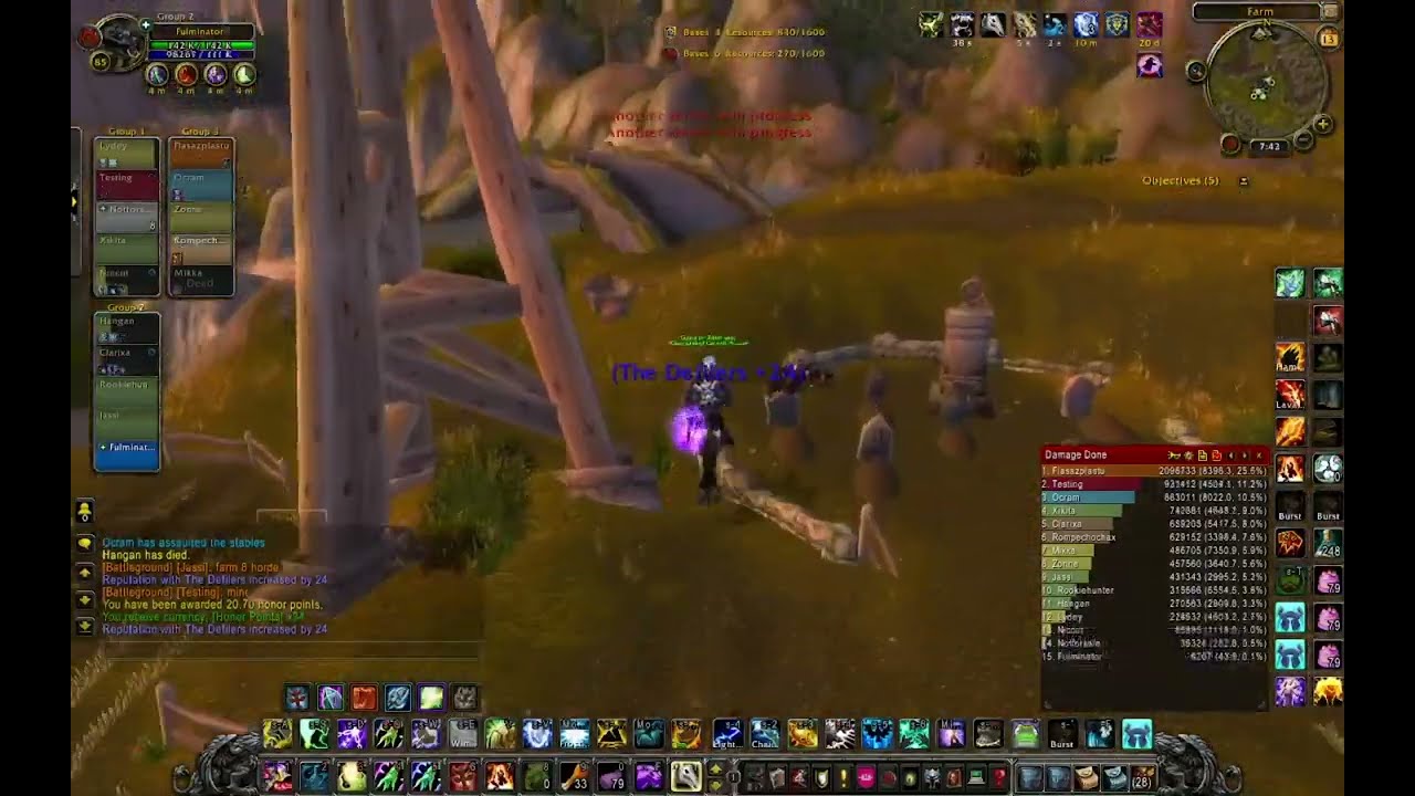Restoration shaman #152 battleground Cataclysm 4.3.4 (Whitemane)