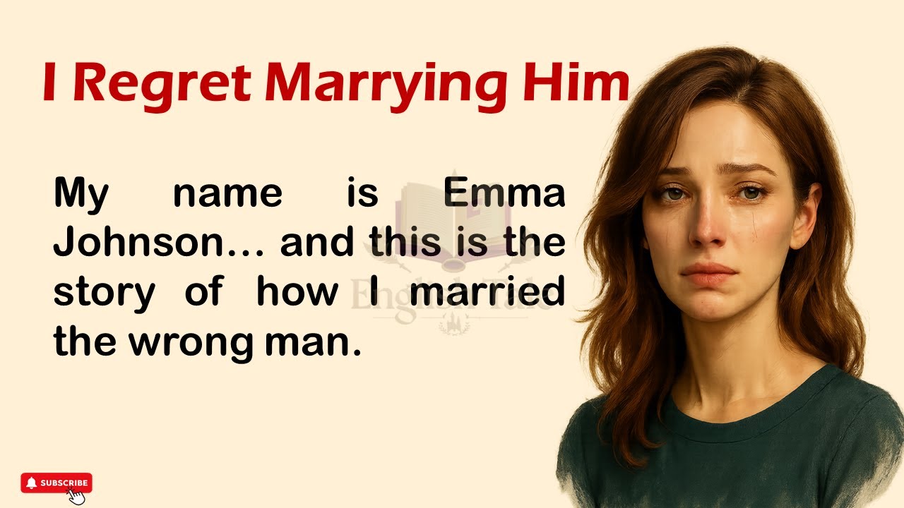 I Regret Marrying Him | Improve Your English With Shadowing Technique