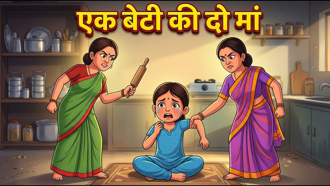 SOTELI MAA | एक बच्ची की खामोश लड़ाई | Heart Touching Story #cartoon #cartoonstory #hindi