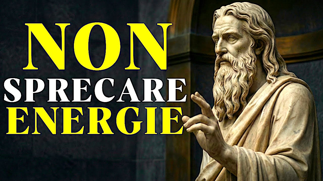 Smetti Di SPRECARE Le Tue ENERGIE Su Cose Che NON CAMBIANO | Stoicismo