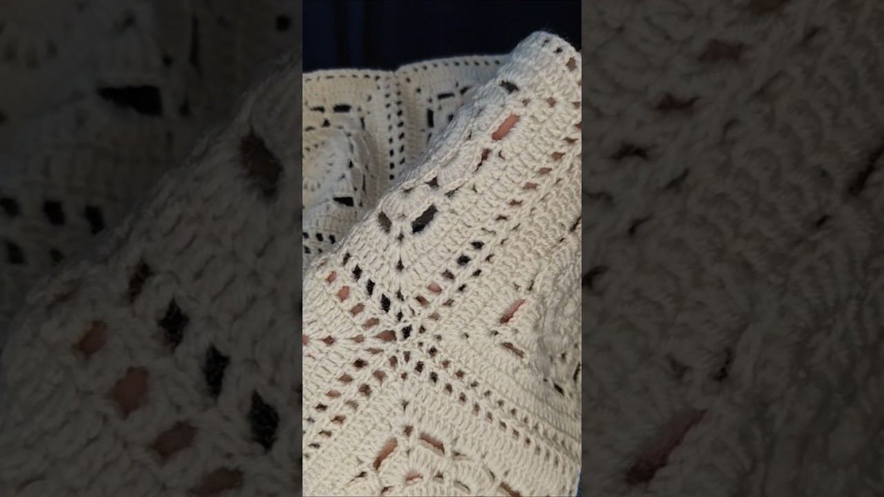Crochet motif joining🧶✨👍We know this craft well.