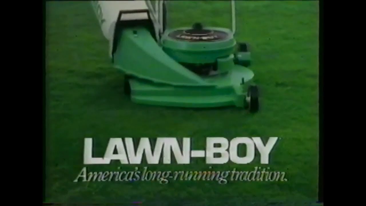 1987 Lawn Boy Lawnmower Retro TV Commercial Ad