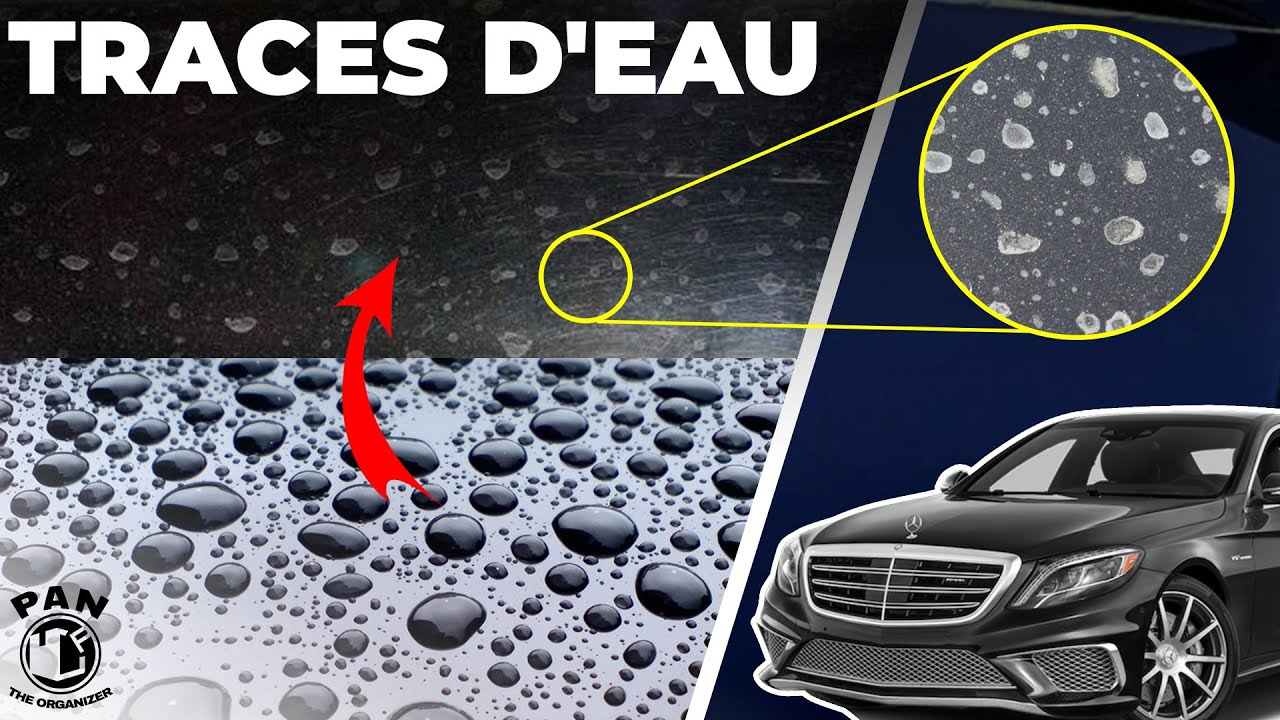 Comment enlever des taches d'eau sur la carrosserie !!