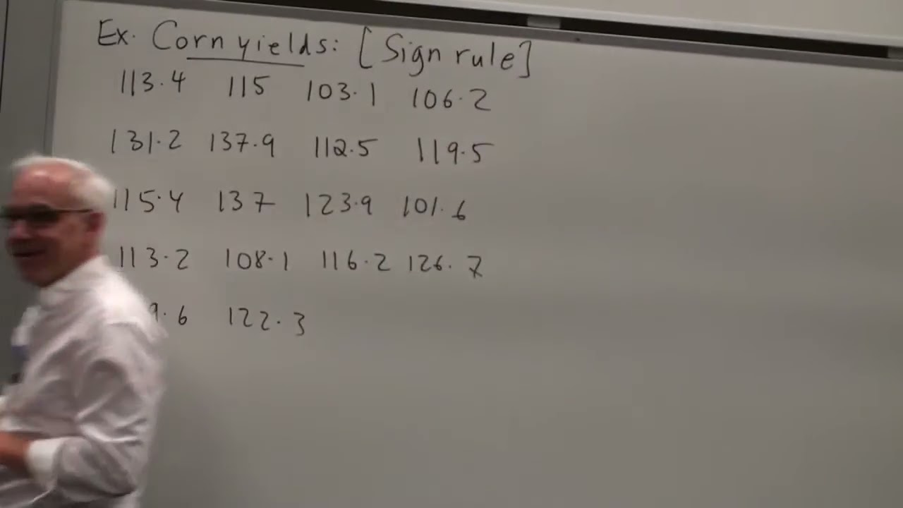 The sign rule and continuous probability distributions | Probability and Statistics | NJ Wildberger