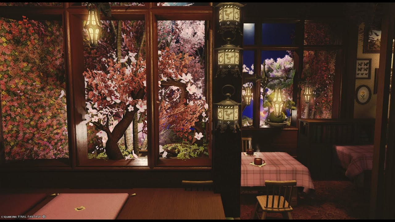 【浮かせなし倉庫直置きあり】春の喫茶店　個室アパルトメント編　FINALFANTASY XIV