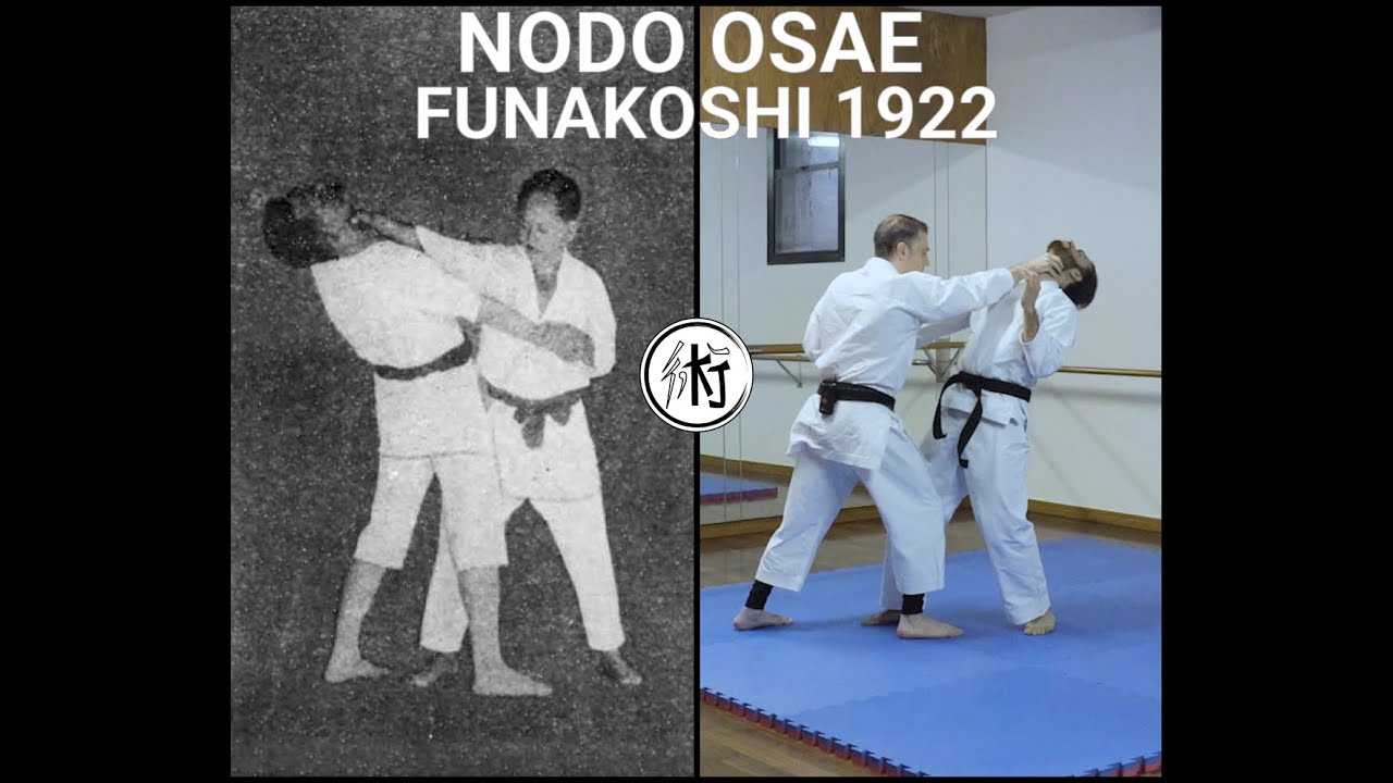NODO OSAE Funakoshi 1922 (nage waza)