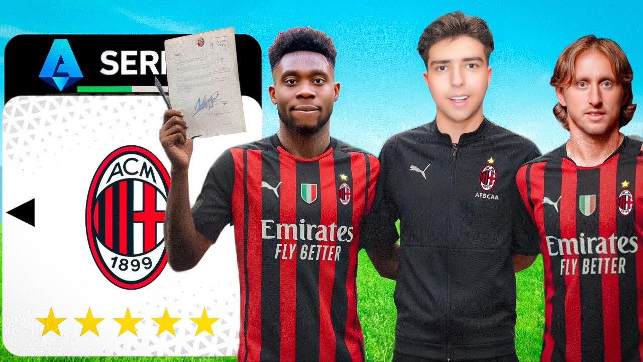 میلان 2026 با نقل و انتقالات جدیدش بازسازی کردم و نجات دادم