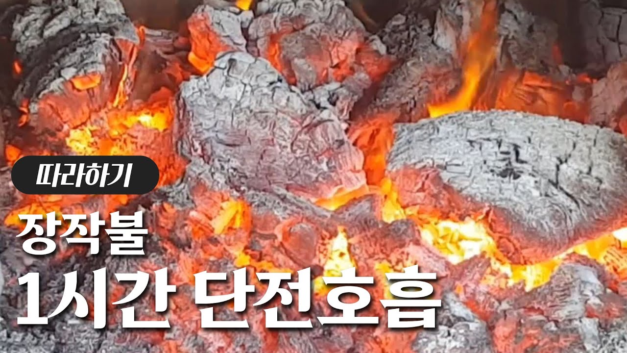 [1시간 단전호흡] 장작불