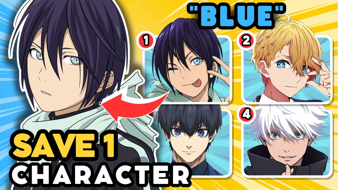 Save 1 MALE ANIME CHARACTER for each EYE COLOR 🔥👀 | ANIME QUIZ