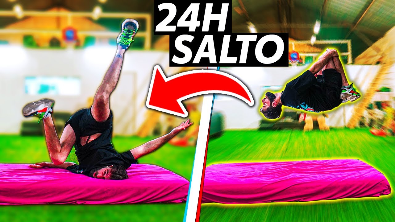 24H POUR APPRENDRE LE SALTO ARRIÈRE ! (Gros fail...)