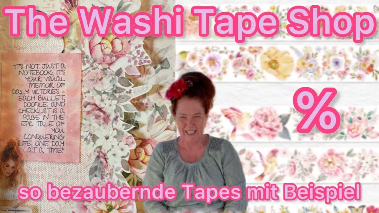 Bastelhaul❤️Washitape 🤩The Washi Tape Shop😱😱 mit Beispielen🤩 Hedwig Gedönsrat