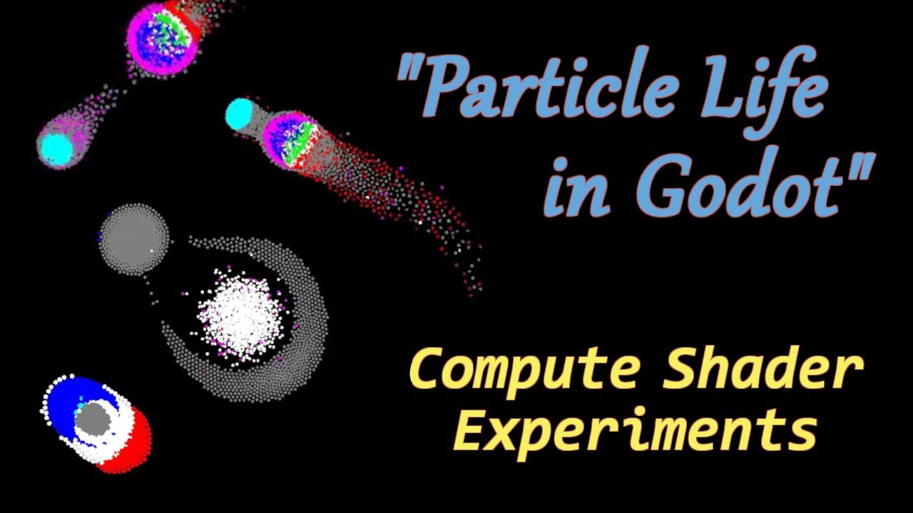 Godot Particle Life: Early Builds  (No Commentary)