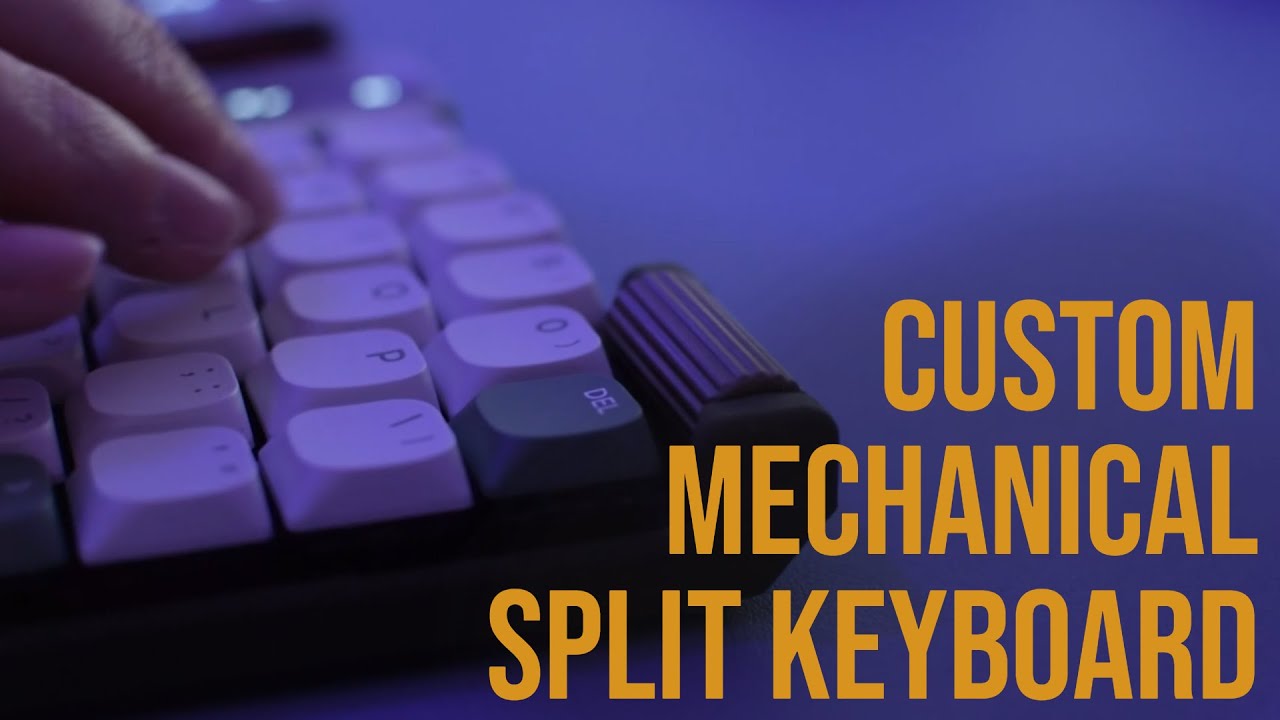 Building a Split Mechanical Keyboard with a Scroll Wheel!