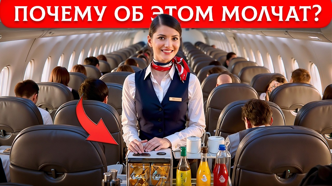Эти 18 вещей дают БЕСПЛАТНО в самолёте (но об этом молчат...)