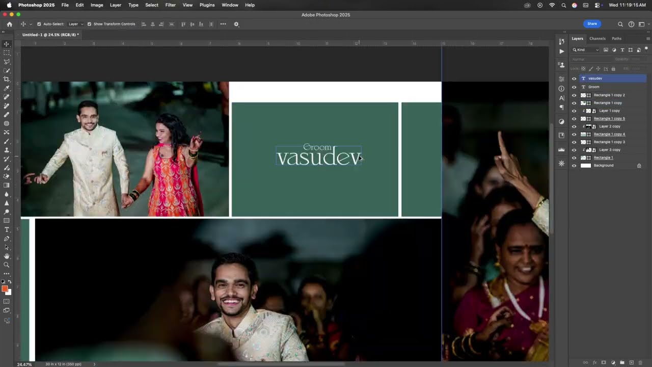 Wedding Album Design | 2026 | Photoshop 2026 | 12x36,12x30,13x39 | 15x24 | 10x26 | Capturedvowbooks