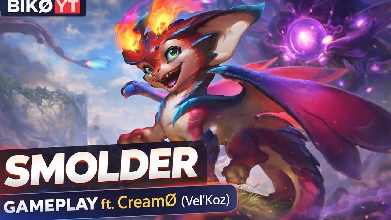 Is Smolder Good This Season? | Wild Rift Gameplay (ft. CreamØ | Vel'Koz)