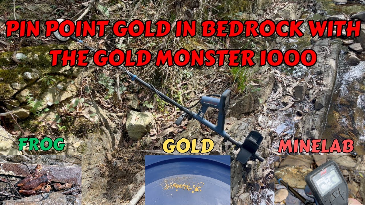 Pin Point Gold in Crevices with Gold Monster 1000