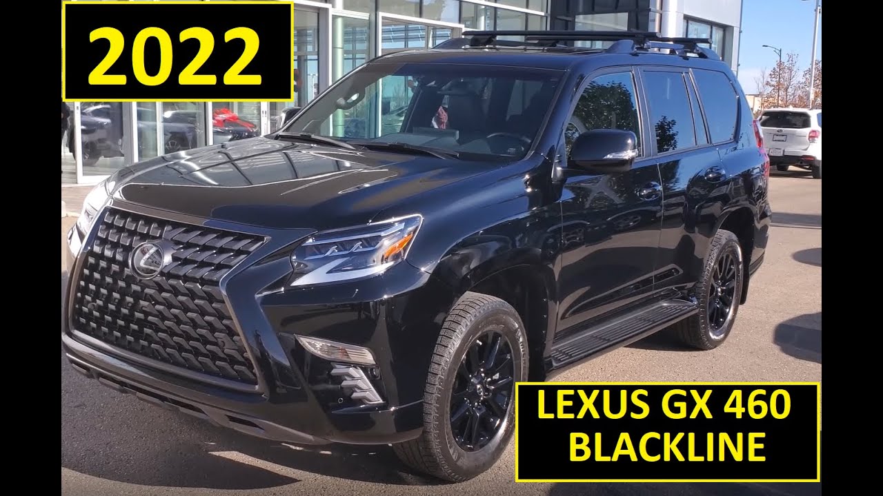 Pakiet stylistyczny Lexusa GX 460 Luxury Sport Design z 2022 roku, w Kanadzie nazywany Blackline ...