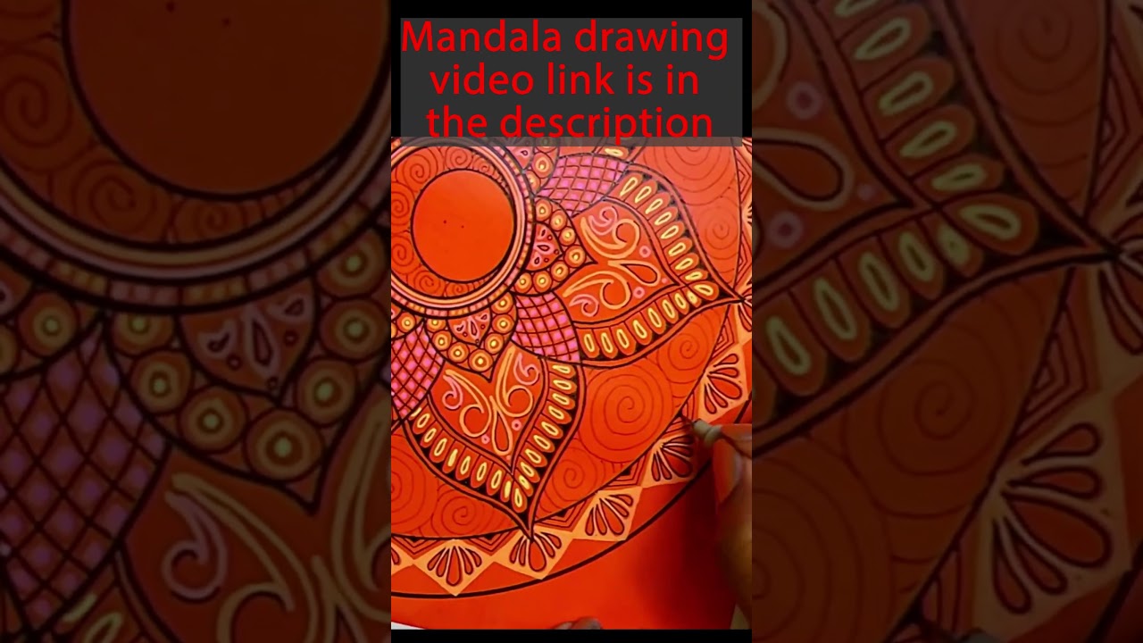 Sacral Chakra Mandala #shorts