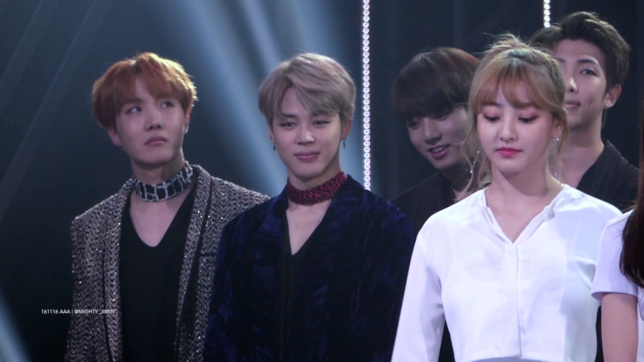 161116 AAA 방탄소년단 - 베스트 아티스트상 수상 지민 focus 직캠 (JIMIN focus fancam)