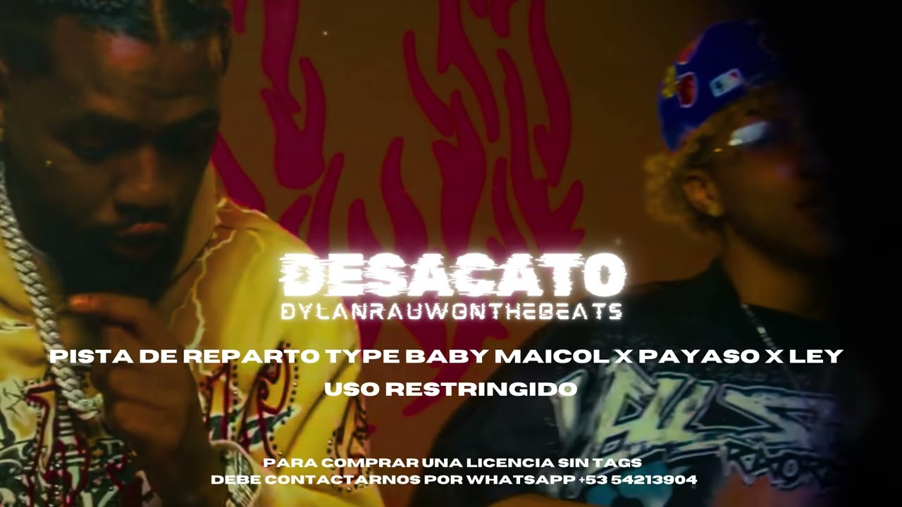 Pista Repartera "Desacato" || "Baby Maikol X Payaso X Ley" Type Beat Reggaeton Cubano