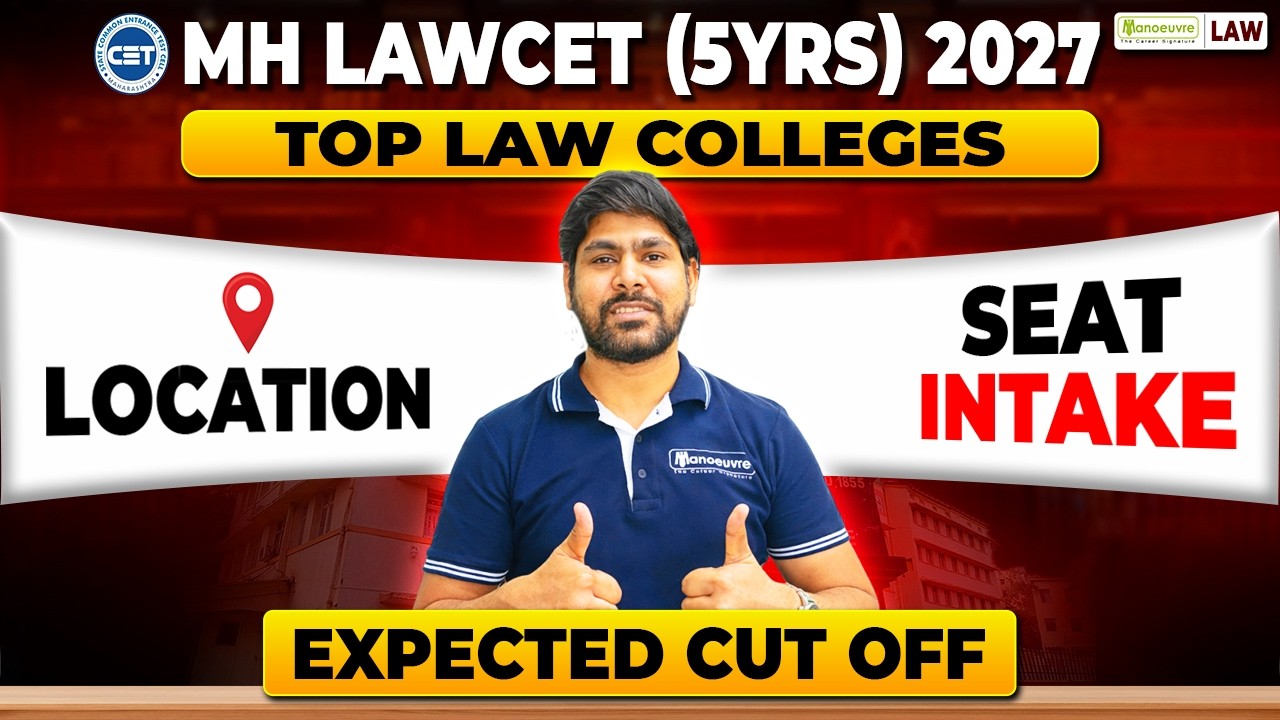 Top Colleges Through MH LAWCET 5Yrs 2027 🔥| Expected Cut Off & Seat Intake Explained