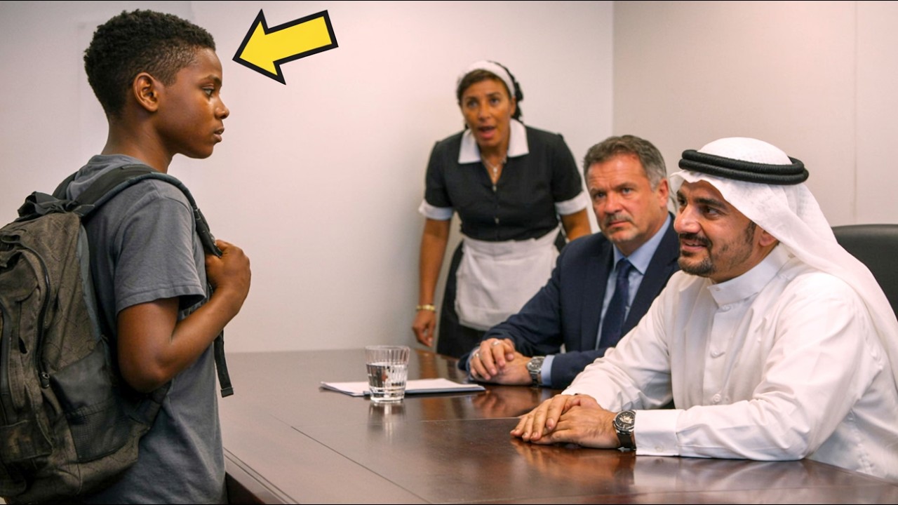 ICH SPRECHE 8 SPRACHEN SAGTE DER SOHN DER PUTZFRAU… DER ARABISCHE CEO LACHTE ABER ERSTARRTE