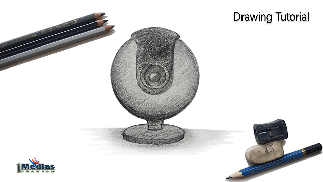 How to draw Webcam Step by step.