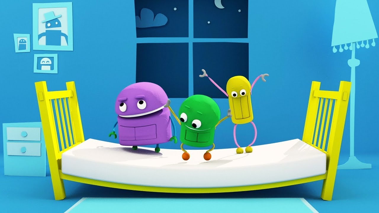 StoryBots | Jumping On The Bed | Classic Songs for Kids | Nursery Rhymes | Netflix Jr