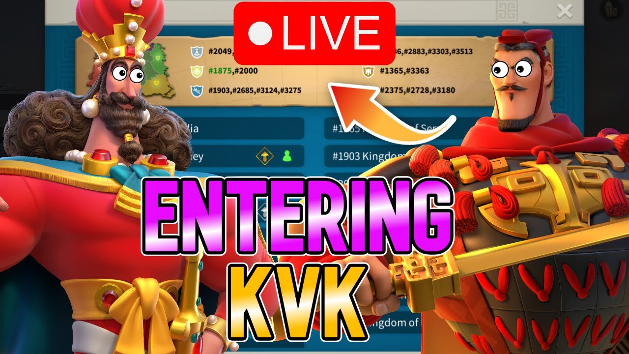 Entering MEGA KVK 🔴LIVE!🔴 | Rise of Kingdoms
