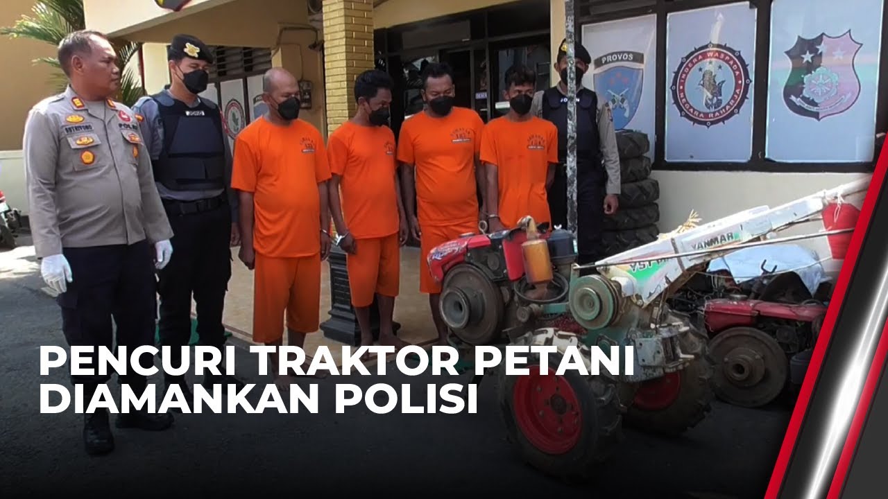 Sempat Dikejar Warga, Akhirnya Pencuri Traktor Petani di Sleman Diringkus Polisi | OneNews Update
