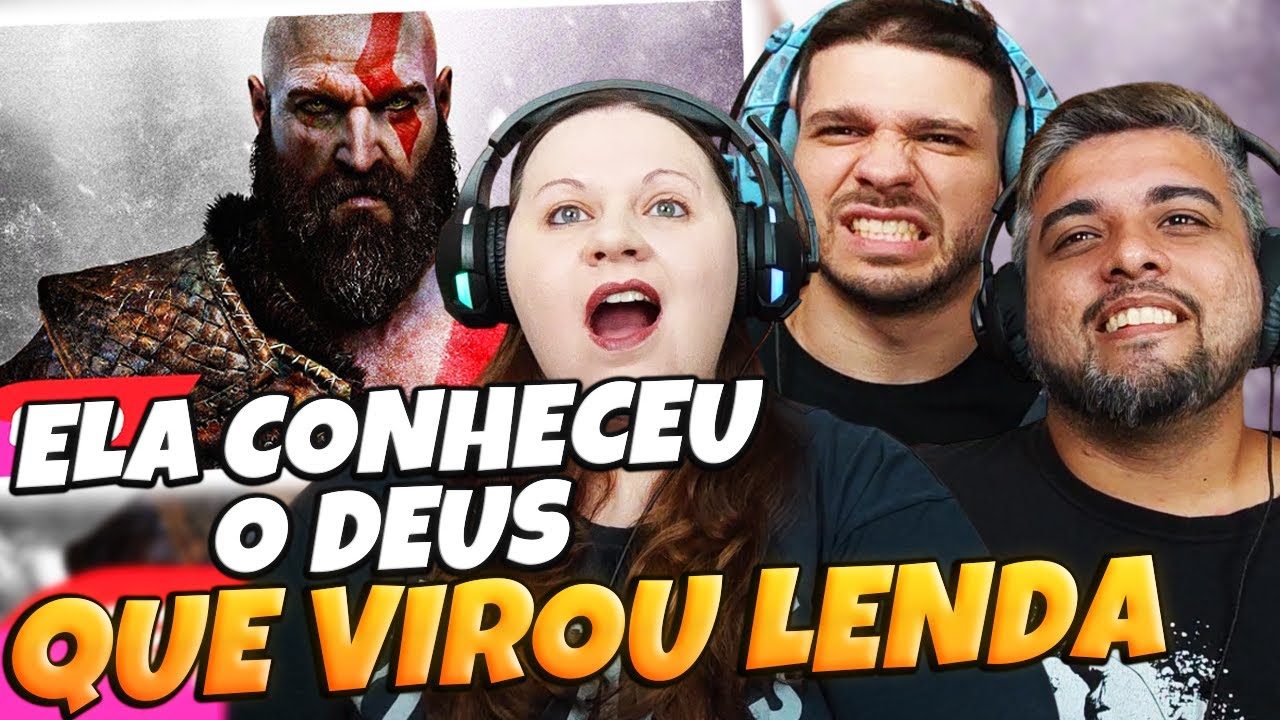 Rap do Kratos (God of War) - EU SOU UM DEUS | 7 minutoz | FAMILY REACTS