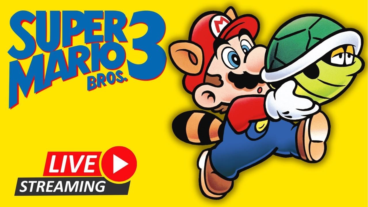 Super Mario Bros 3  | Classic NES Platforming Live!